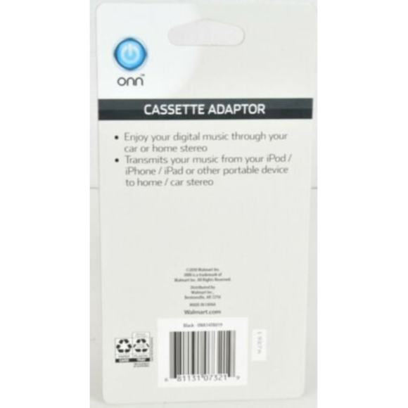 Onn Car Audio, Video & GPS New Onn Cassette Stereo Adapter Digital Music For Car Home